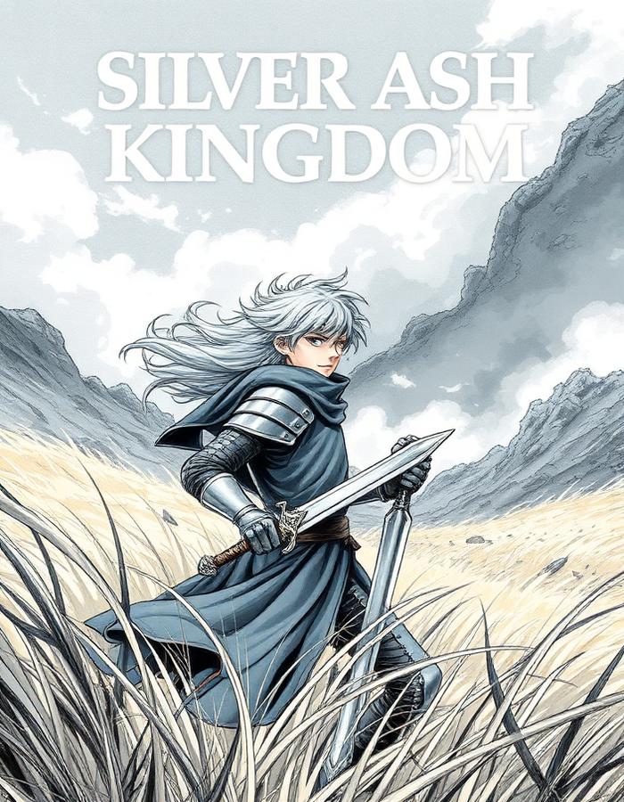 Silver Ash Kingdom — fantasy manga cover